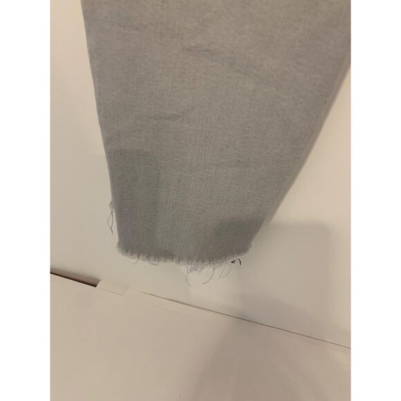 Flying Monkey Platinum Gray Distressed Hem Skinny Jeans See‎ Measurements - Picture 6 of 9